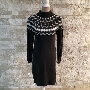 J.Crew Collection Embellished Fair Isle Sweater-Dress